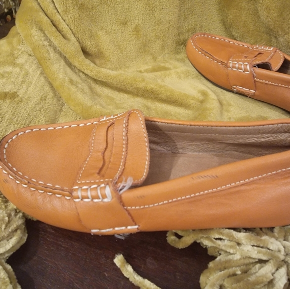 Polo Ralph Lauren Telly Leather Boat Driver Slip on Shoes - Picture 7 of 7